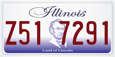 IL license plate Z517291