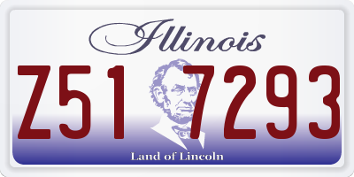 IL license plate Z517293