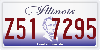 IL license plate Z517295