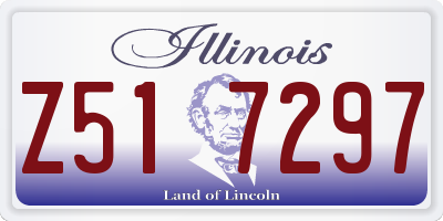 IL license plate Z517297