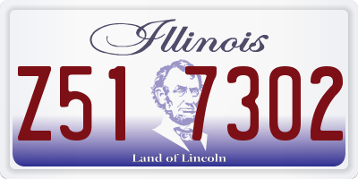 IL license plate Z517302