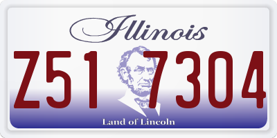 IL license plate Z517304