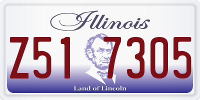 IL license plate Z517305