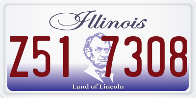 IL license plate Z517308