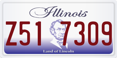 IL license plate Z517309