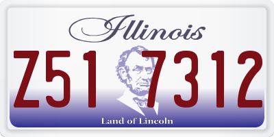 IL license plate Z517312