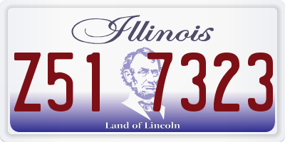 IL license plate Z517323