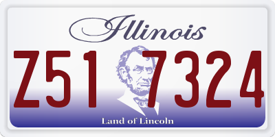 IL license plate Z517324