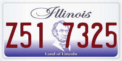IL license plate Z517325