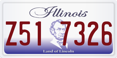 IL license plate Z517326