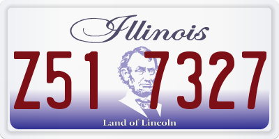 IL license plate Z517327