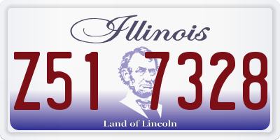 IL license plate Z517328