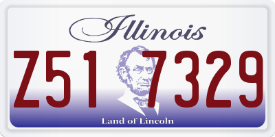 IL license plate Z517329