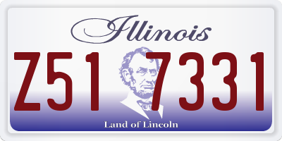 IL license plate Z517331