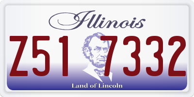 IL license plate Z517332