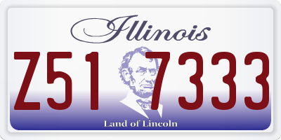 IL license plate Z517333
