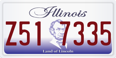 IL license plate Z517335