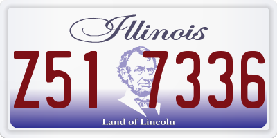 IL license plate Z517336
