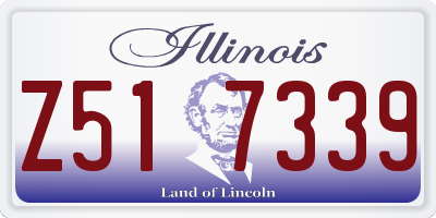 IL license plate Z517339