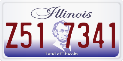 IL license plate Z517341