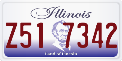 IL license plate Z517342