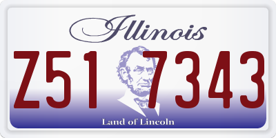 IL license plate Z517343