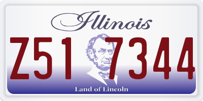 IL license plate Z517344
