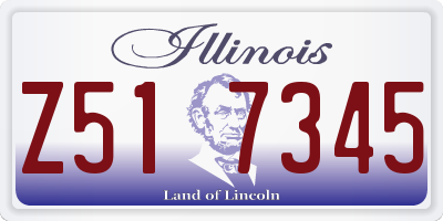 IL license plate Z517345