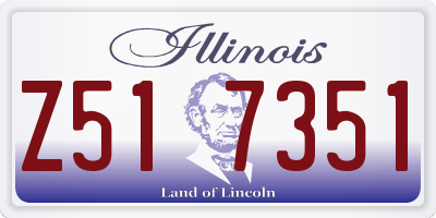 IL license plate Z517351
