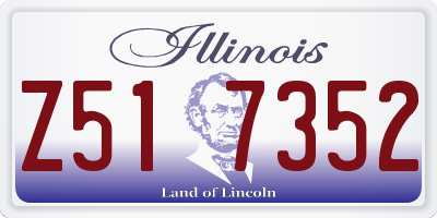 IL license plate Z517352