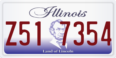 IL license plate Z517354