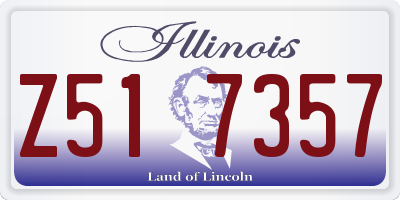 IL license plate Z517357