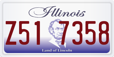 IL license plate Z517358