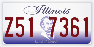 IL license plate Z517361