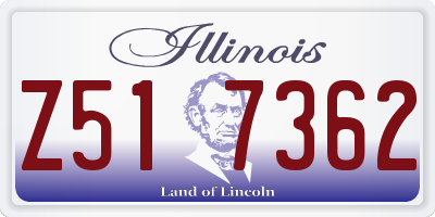IL license plate Z517362
