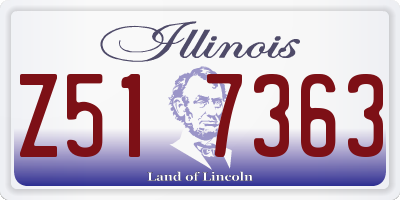IL license plate Z517363