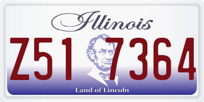 IL license plate Z517364