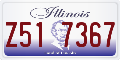 IL license plate Z517367