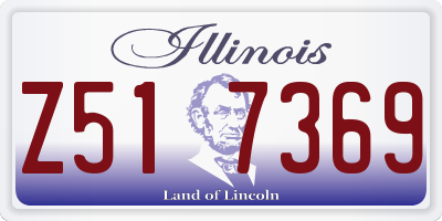 IL license plate Z517369