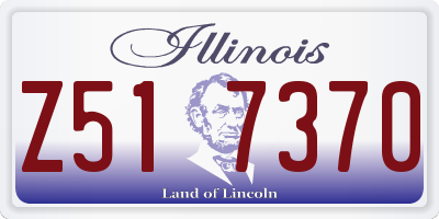 IL license plate Z517370