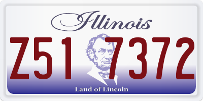 IL license plate Z517372