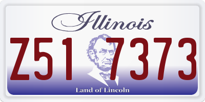 IL license plate Z517373