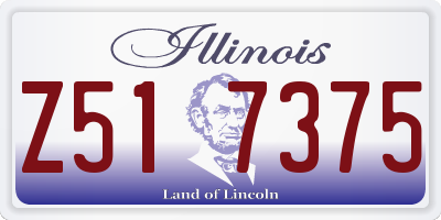 IL license plate Z517375