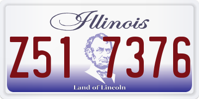 IL license plate Z517376