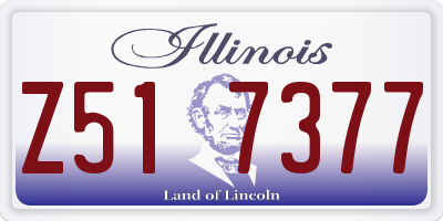 IL license plate Z517377