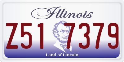 IL license plate Z517379