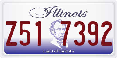 IL license plate Z517392