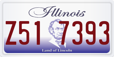 IL license plate Z517393