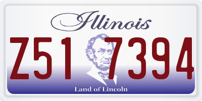 IL license plate Z517394