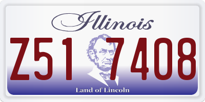 IL license plate Z517408